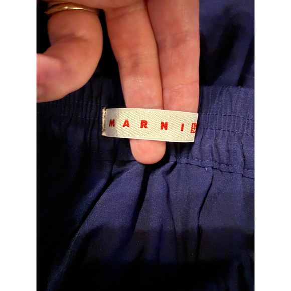 Uniqlo x Marni NWT Navy Balloon Skirt Size XS Avant Garde Volume Casual‎ - Picture 5 of 9